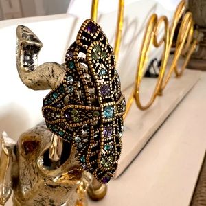 Heidi Daus North/South Ring with Swarovski Crystals